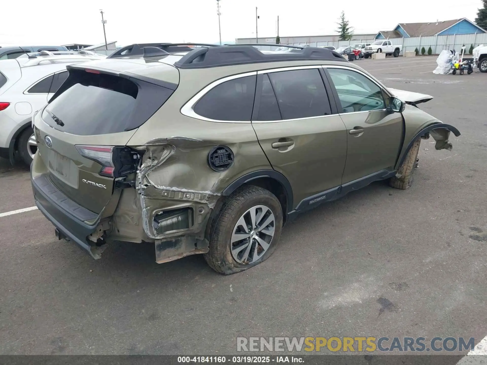 4 Photograph of a damaged car 4S4BTACC1L3175707 SUBARU OUTBACK 2020