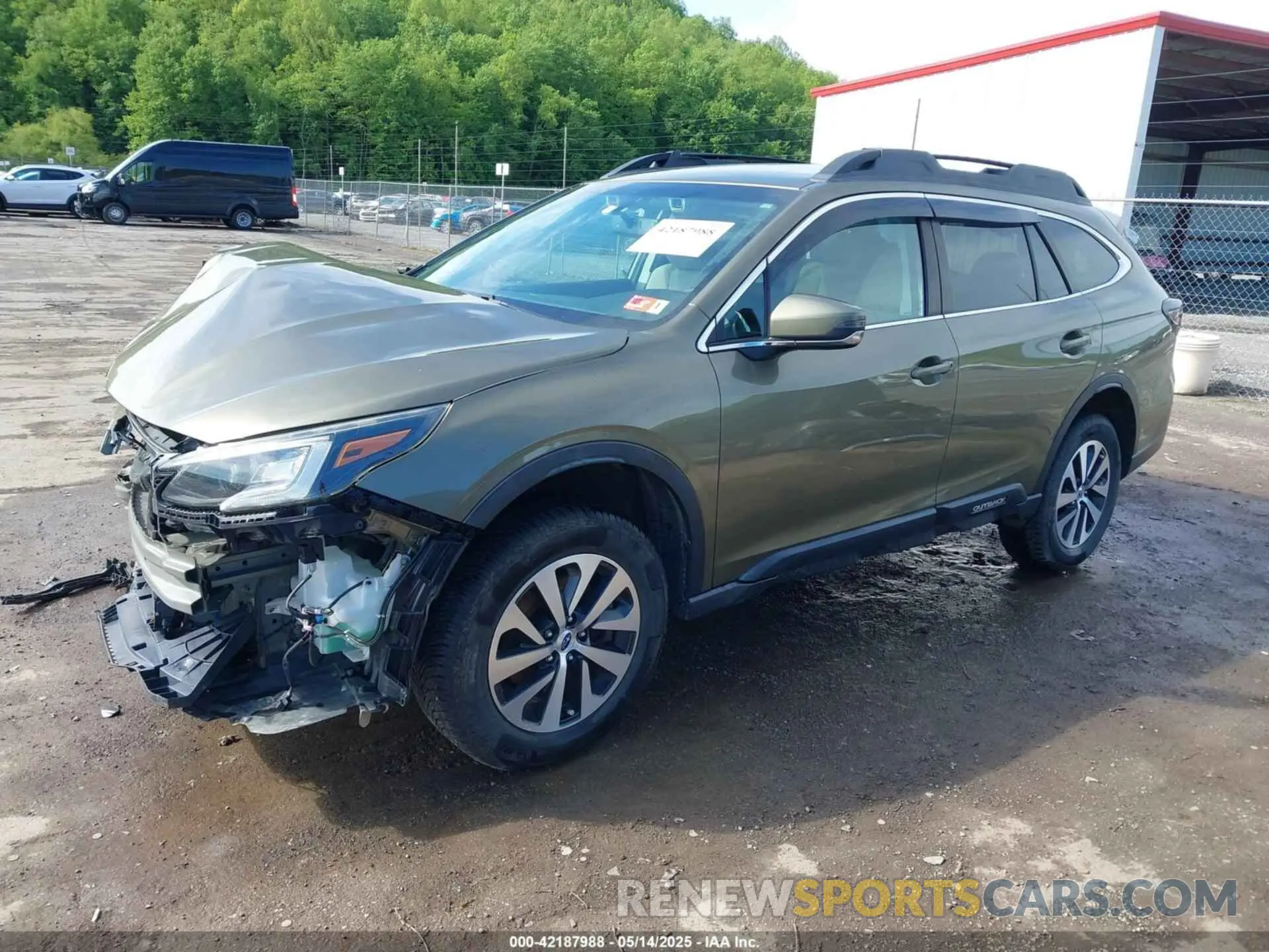 2 Photograph of a damaged car 4S4BTACC1L3224596 SUBARU OUTBACK 2020