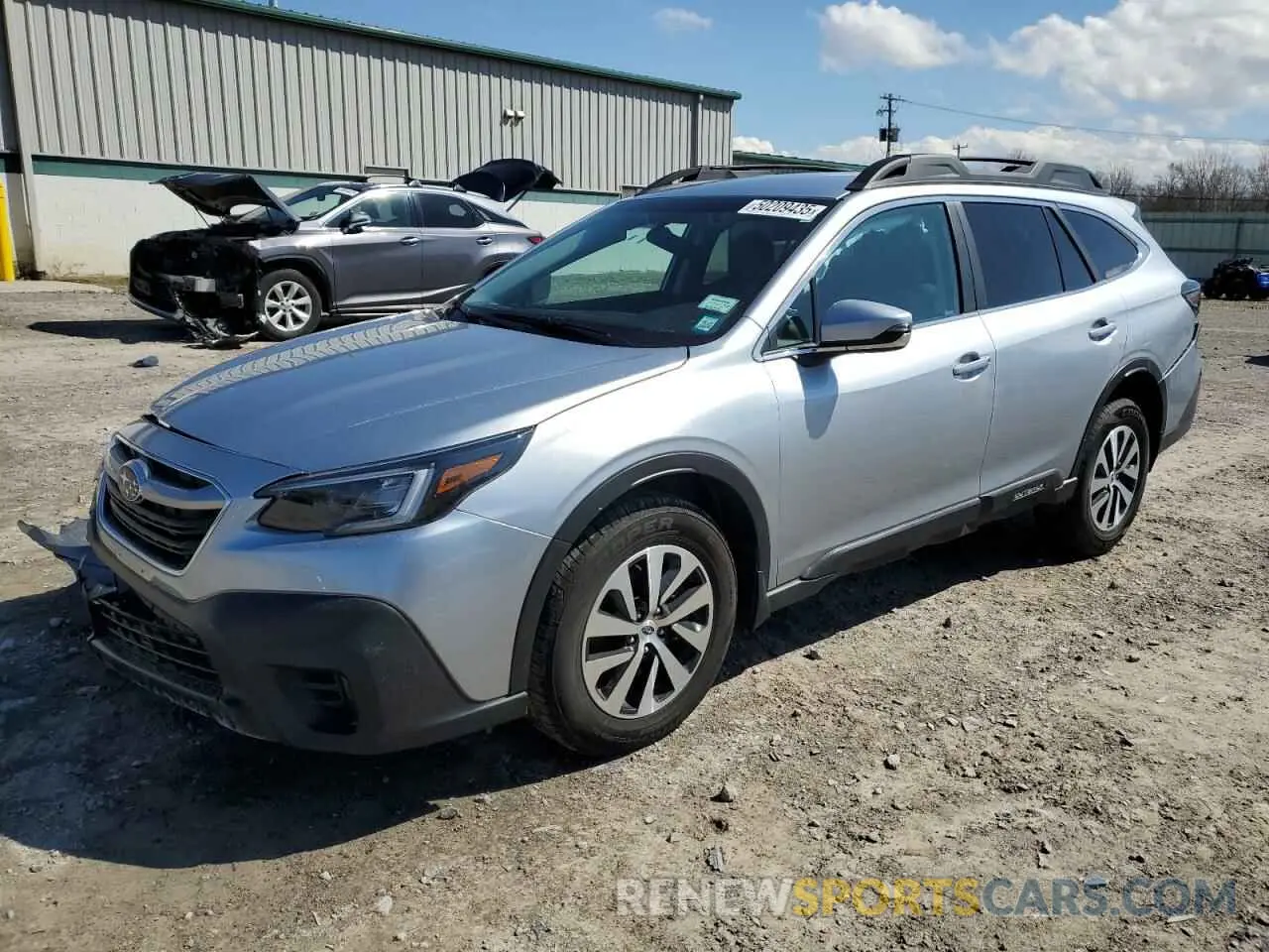 1 Photograph of a damaged car 4S4BTACC1L3229989 SUBARU OUTBACK 2020