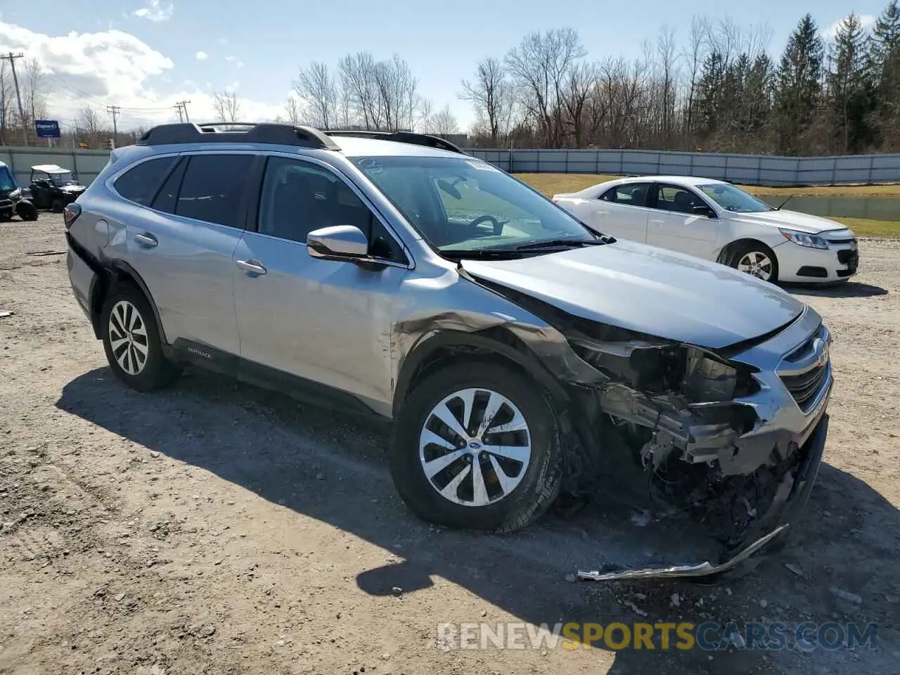 4 Photograph of a damaged car 4S4BTACC1L3229989 SUBARU OUTBACK 2020