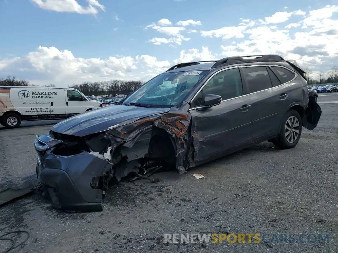 1 Photograph of a damaged car 4S4BTACC2L3105276 SUBARU OUTBACK 2020