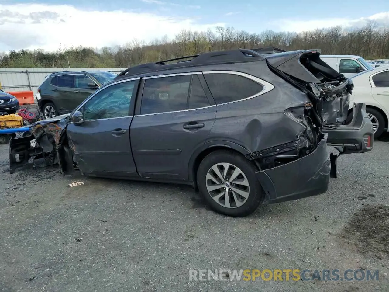2 Photograph of a damaged car 4S4BTACC2L3105276 SUBARU OUTBACK 2020
