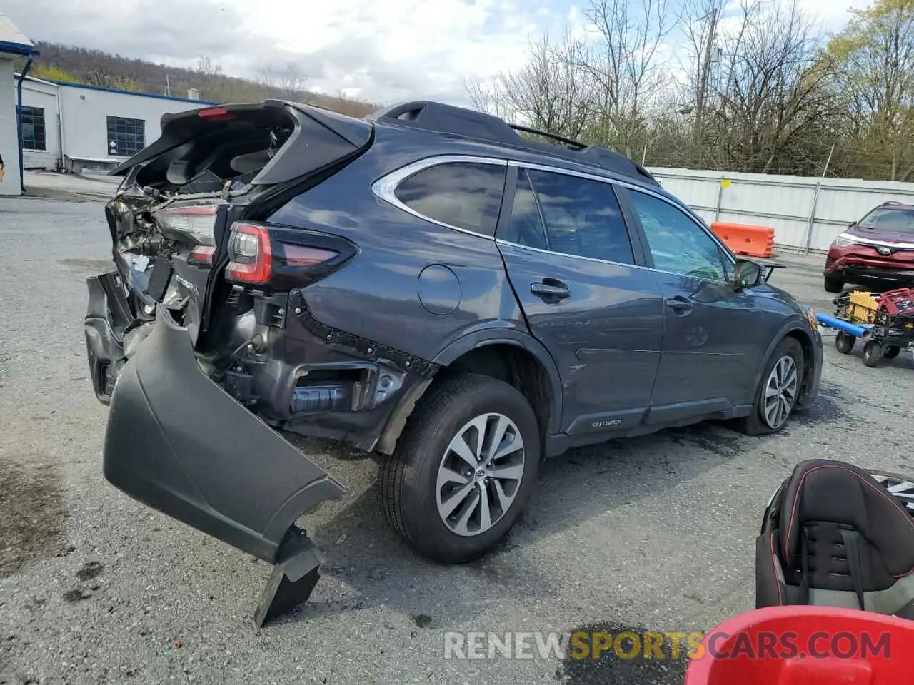 3 Photograph of a damaged car 4S4BTACC2L3105276 SUBARU OUTBACK 2020