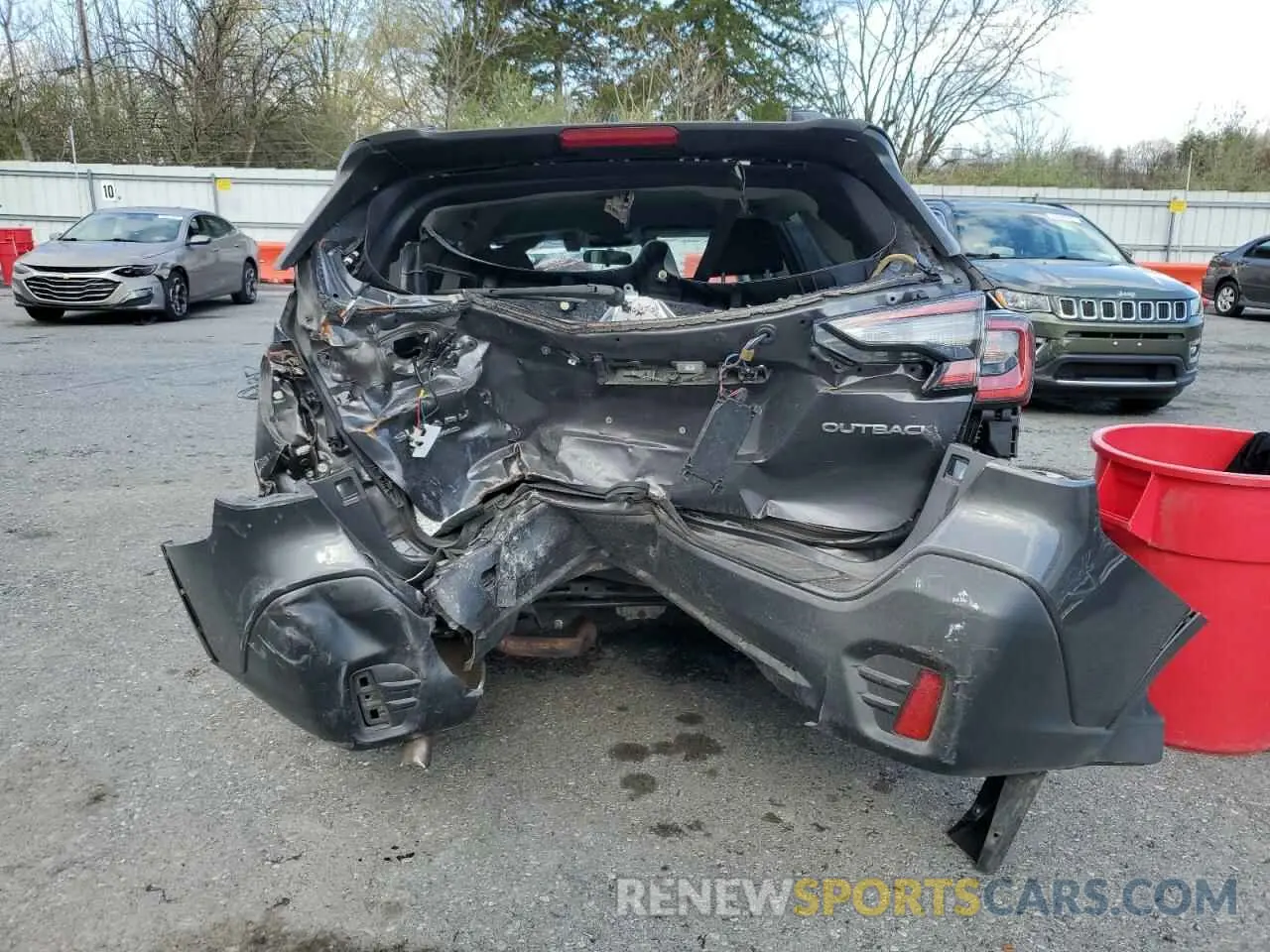 6 Photograph of a damaged car 4S4BTACC2L3105276 SUBARU OUTBACK 2020