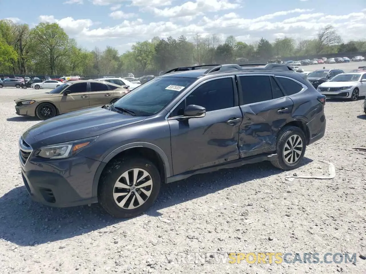 1 Photograph of a damaged car 4S4BTACC2L3120568 SUBARU OUTBACK 2020