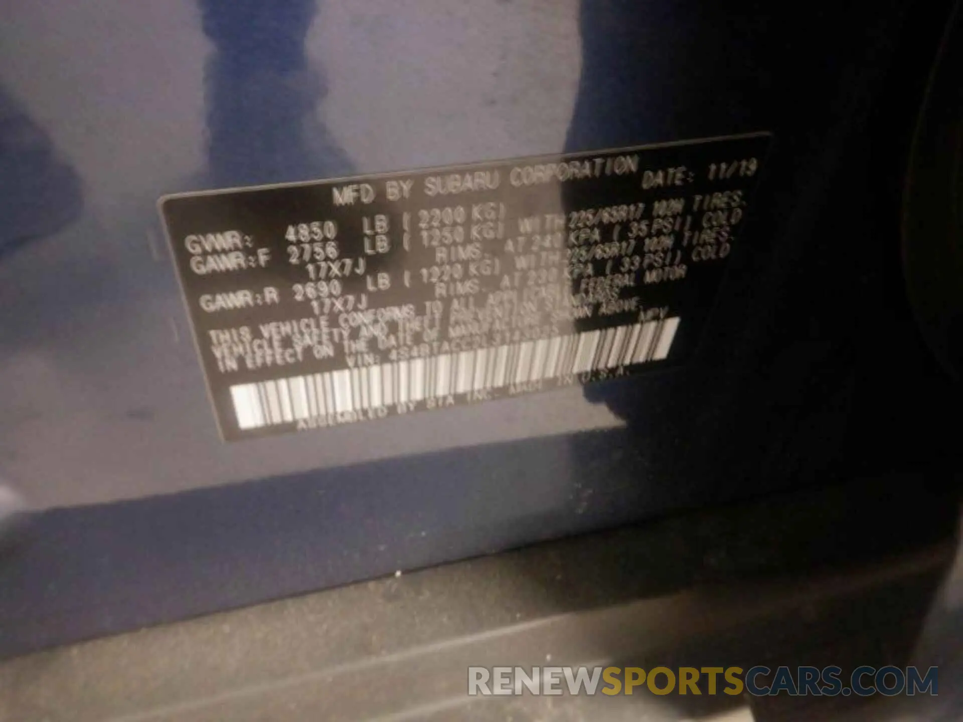 6 Photograph of a damaged car 4S4BTACC2L3143025 SUBARU OUTBACK 2020