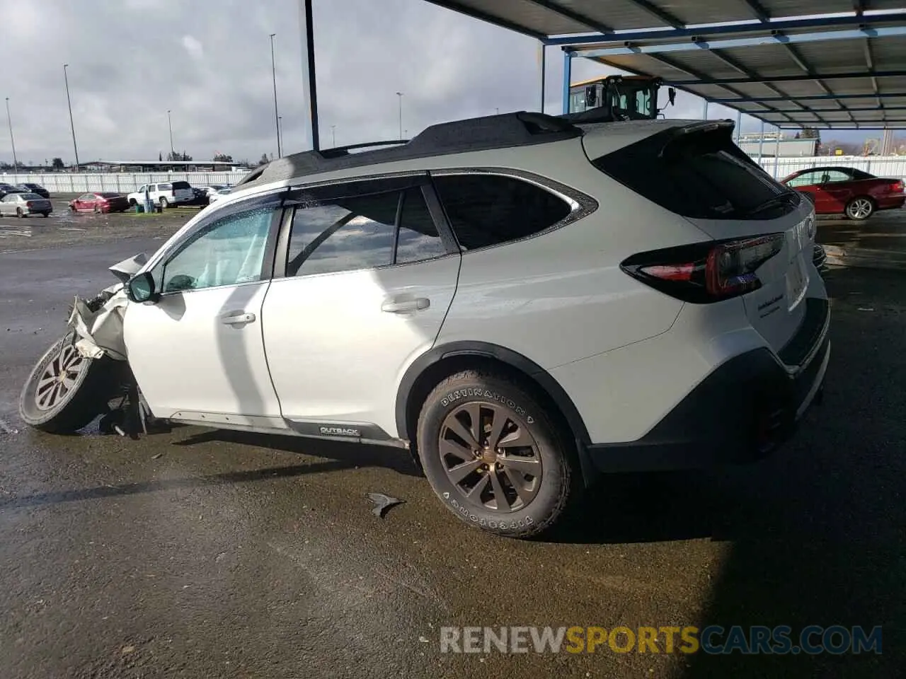 2 Photograph of a damaged car 4S4BTACC2L3166191 SUBARU OUTBACK 2020