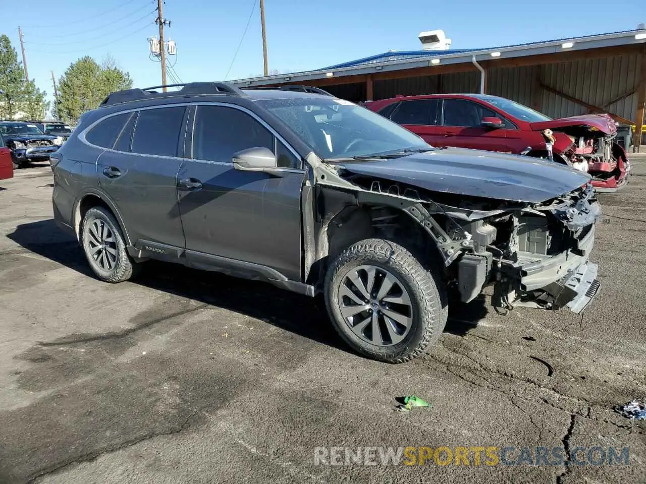 4 Photograph of a damaged car 4S4BTACC2L3206298 SUBARU OUTBACK 2020