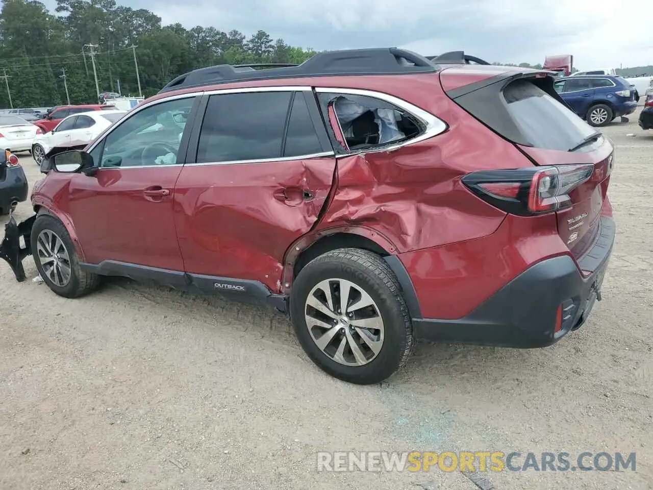 2 Photograph of a damaged car 4S4BTACC2L3212117 SUBARU OUTBACK 2020