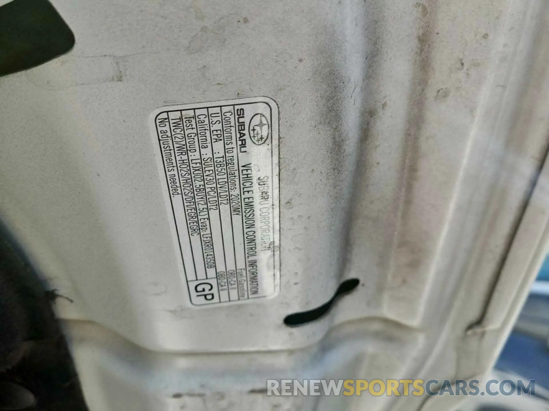 24 Photograph of a damaged car 4S4BTACC3L3219156 SUBARU OUTBACK 2020