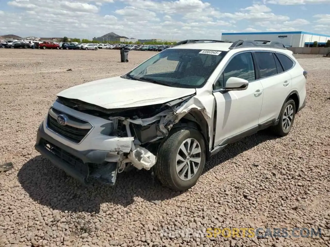 1 Photograph of a damaged car 4S4BTACC4L3154723 SUBARU OUTBACK 2020