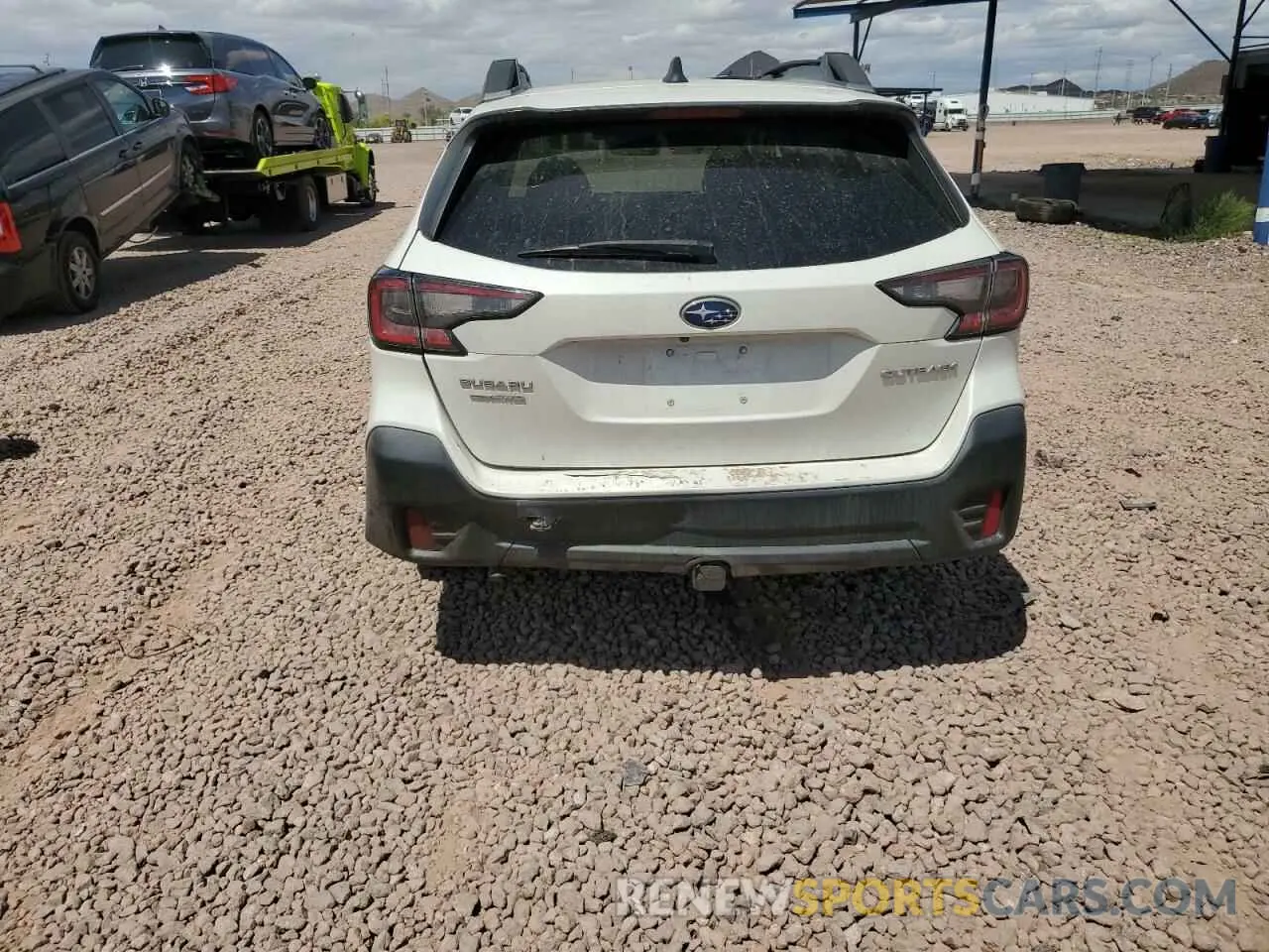 6 Photograph of a damaged car 4S4BTACC4L3154723 SUBARU OUTBACK 2020