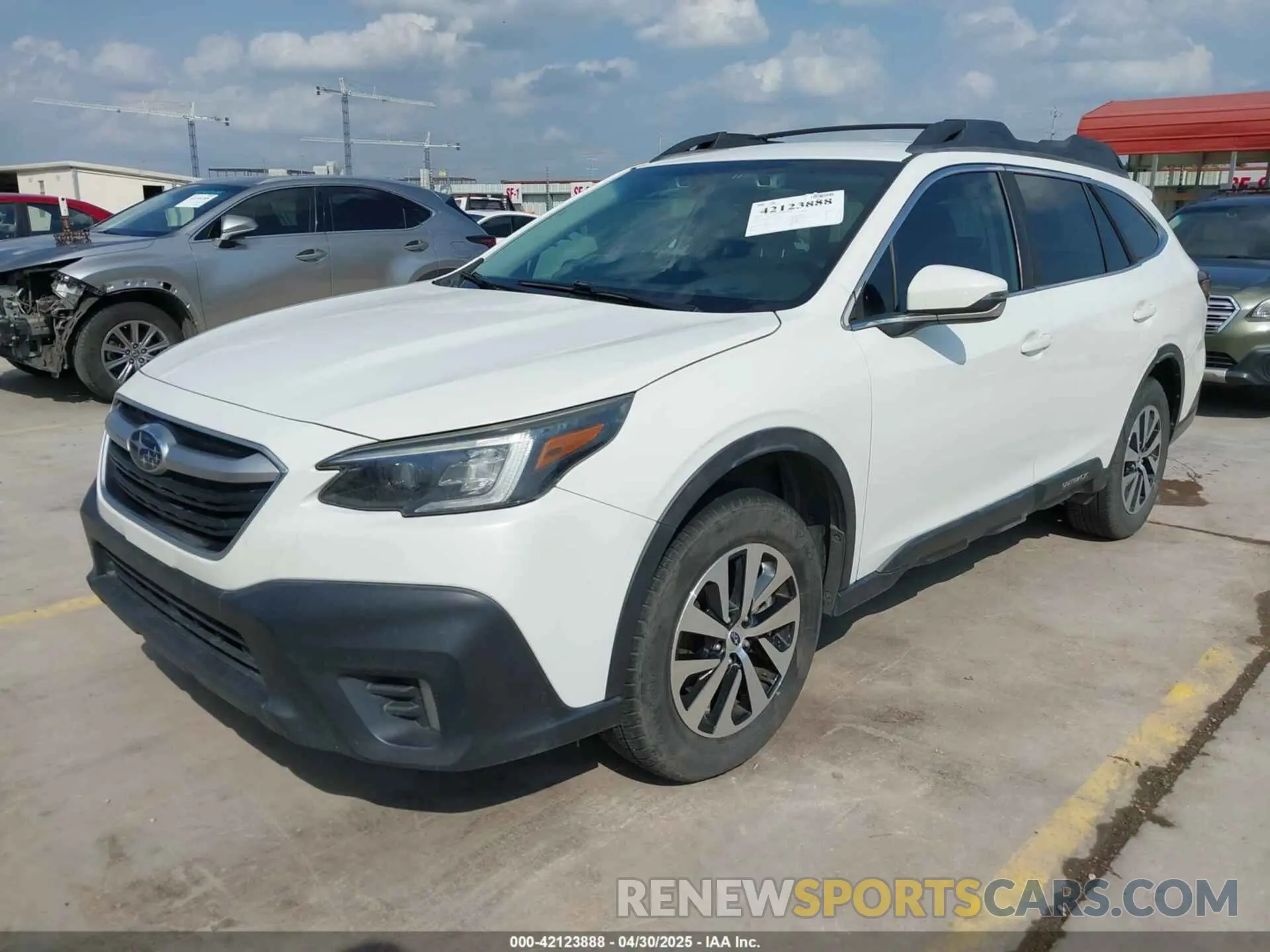 2 Photograph of a damaged car 4S4BTACC4L3245667 SUBARU OUTBACK 2020
