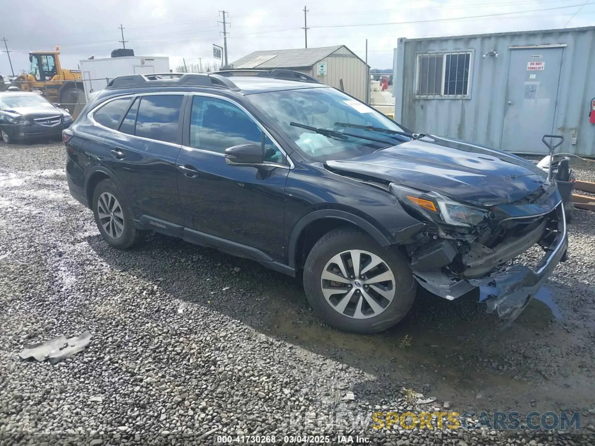 1 Photograph of a damaged car 4S4BTACC4L3266471 SUBARU OUTBACK 2020