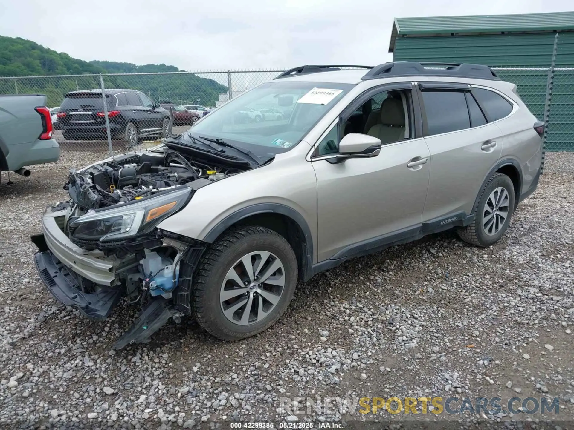2 Photograph of a damaged car 4S4BTACC6L3103482 SUBARU OUTBACK 2020
