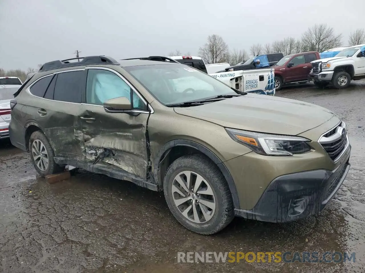 4 Photograph of a damaged car 4S4BTACC6L3116376 SUBARU OUTBACK 2020