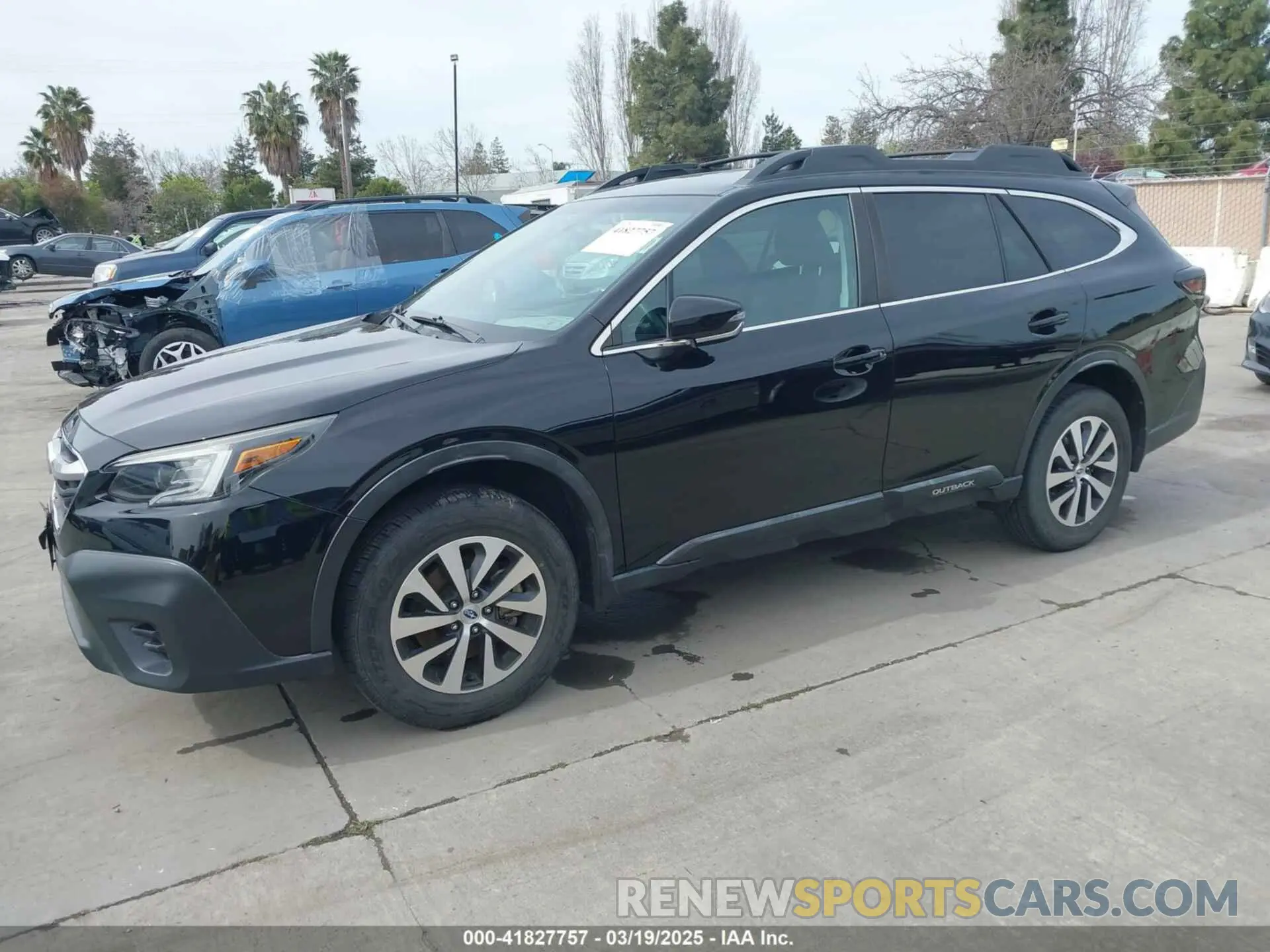 2 Photograph of a damaged car 4S4BTACC6L3197296 SUBARU OUTBACK 2020