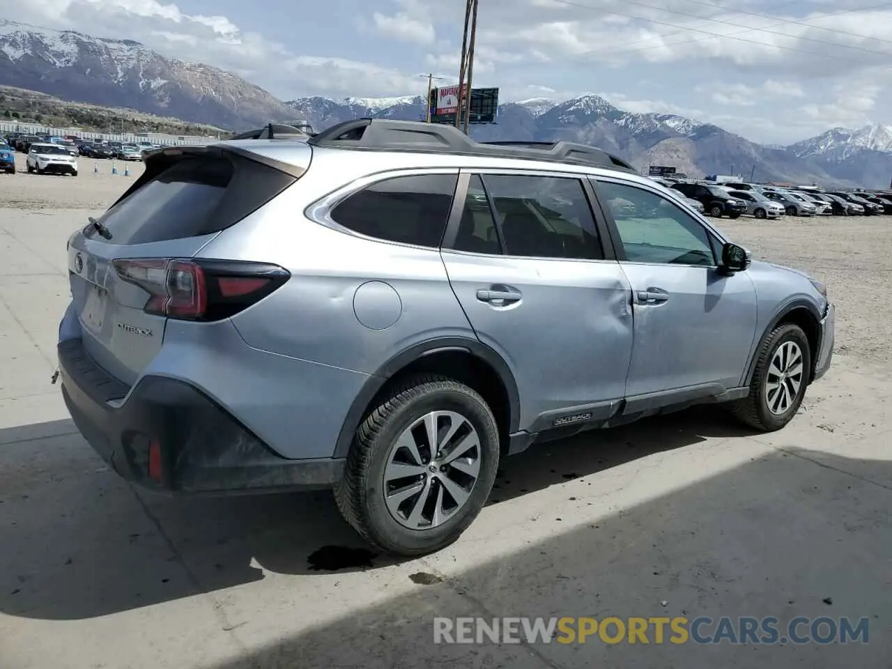 3 Photograph of a damaged car 4S4BTACC6L3266634 SUBARU OUTBACK 2020