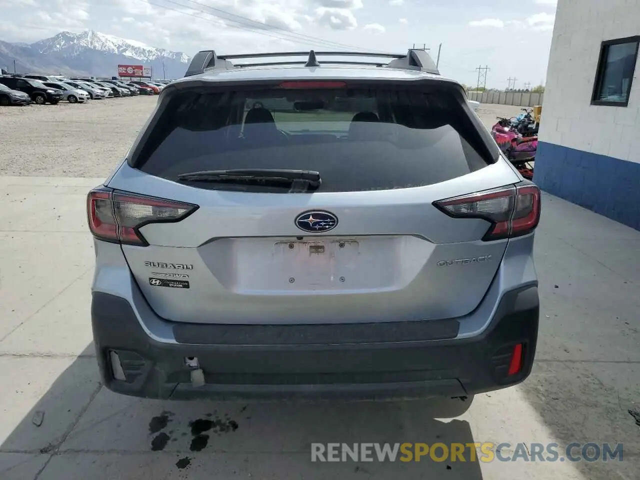 6 Photograph of a damaged car 4S4BTACC6L3266634 SUBARU OUTBACK 2020