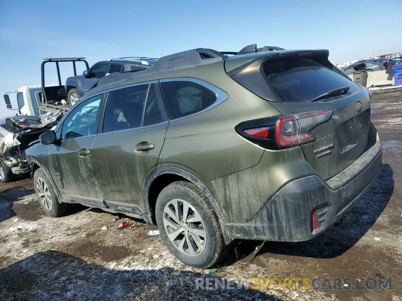2 Photograph of a damaged car 4S4BTACC7L3151007 SUBARU OUTBACK 2020