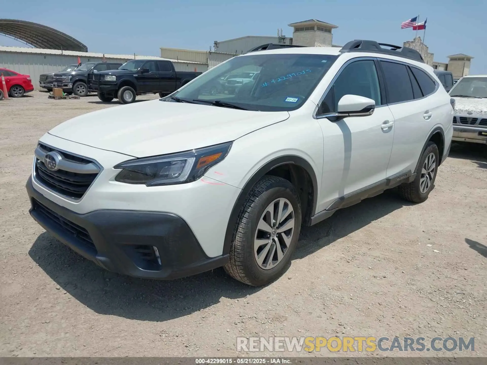 2 Photograph of a damaged car 4S4BTACC7L3195766 SUBARU OUTBACK 2020