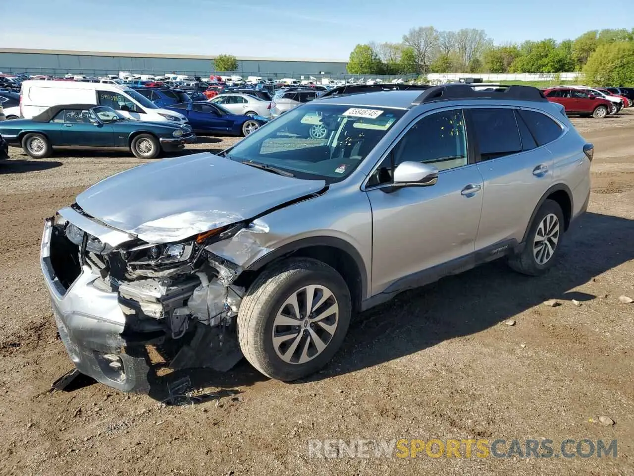 1 Photograph of a damaged car 4S4BTACC8L3259961 SUBARU OUTBACK 2020