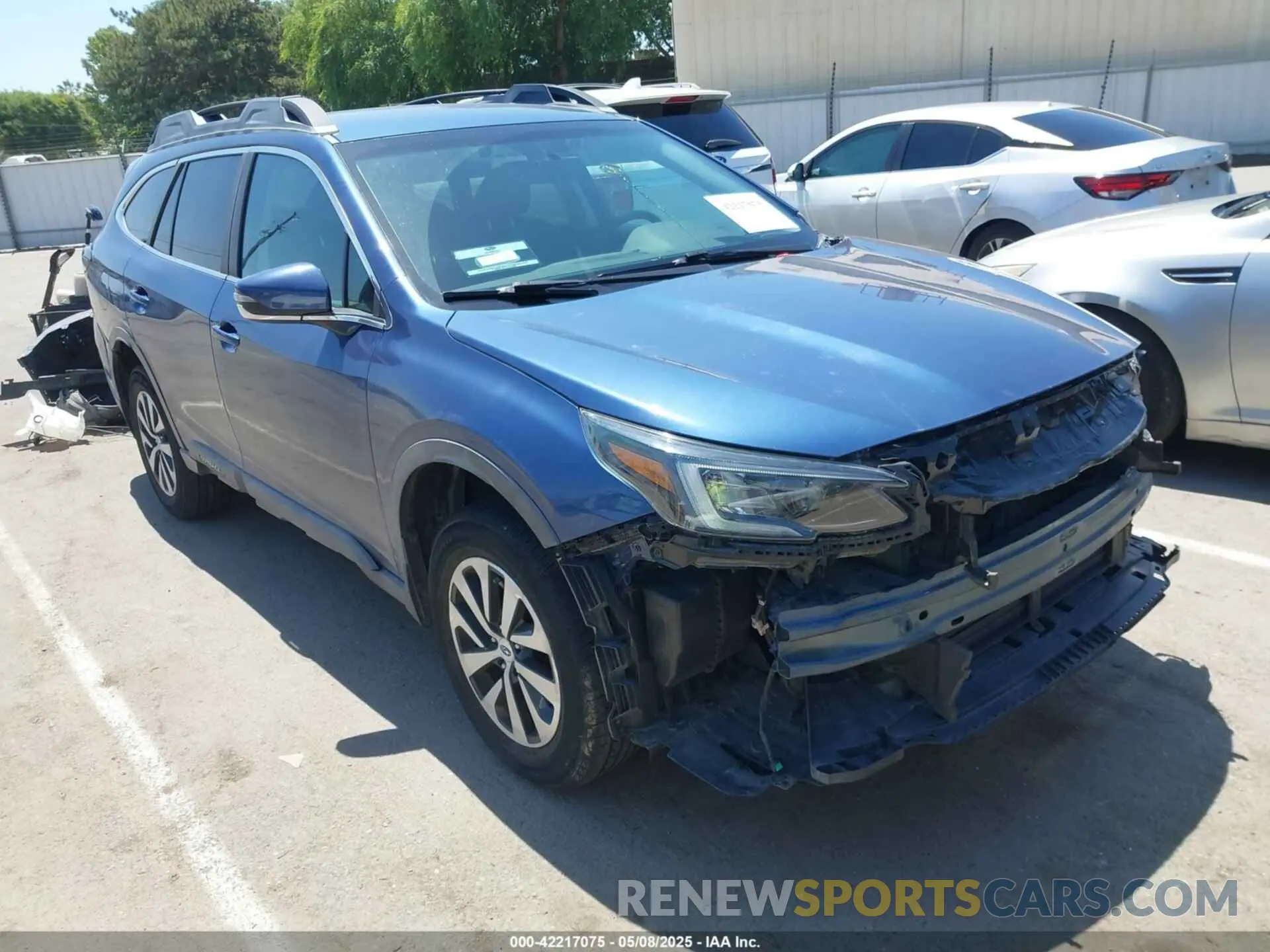 1 Photograph of a damaged car 4S4BTACC9L3229741 SUBARU OUTBACK 2020