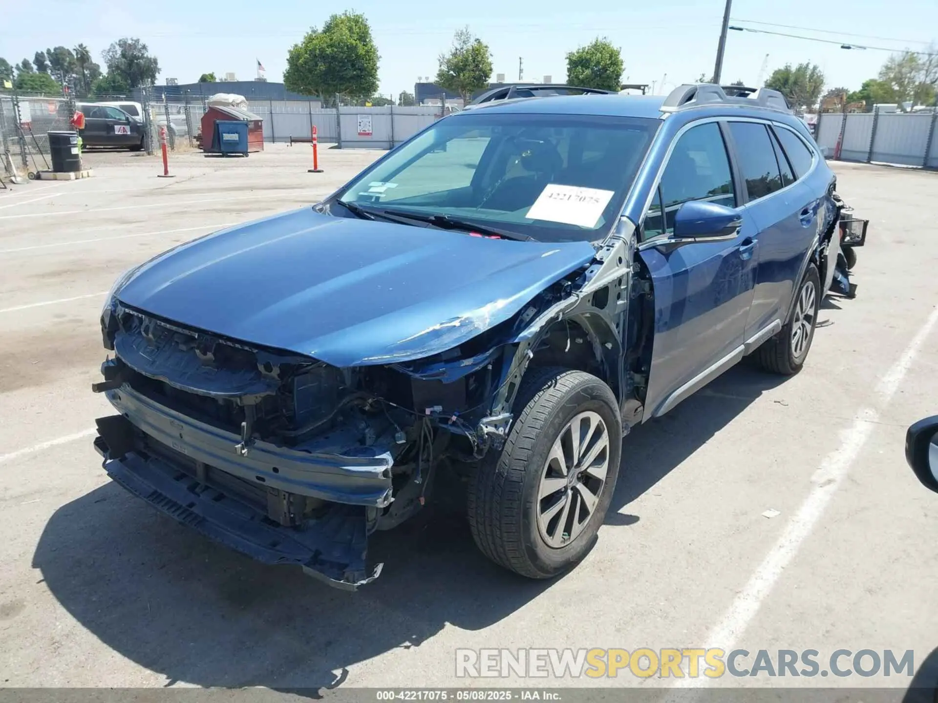 2 Photograph of a damaged car 4S4BTACC9L3229741 SUBARU OUTBACK 2020
