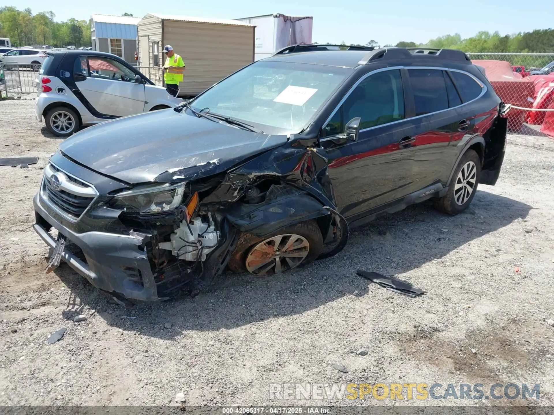 2 Photograph of a damaged car 4S4BTACCXL3102836 SUBARU OUTBACK 2020