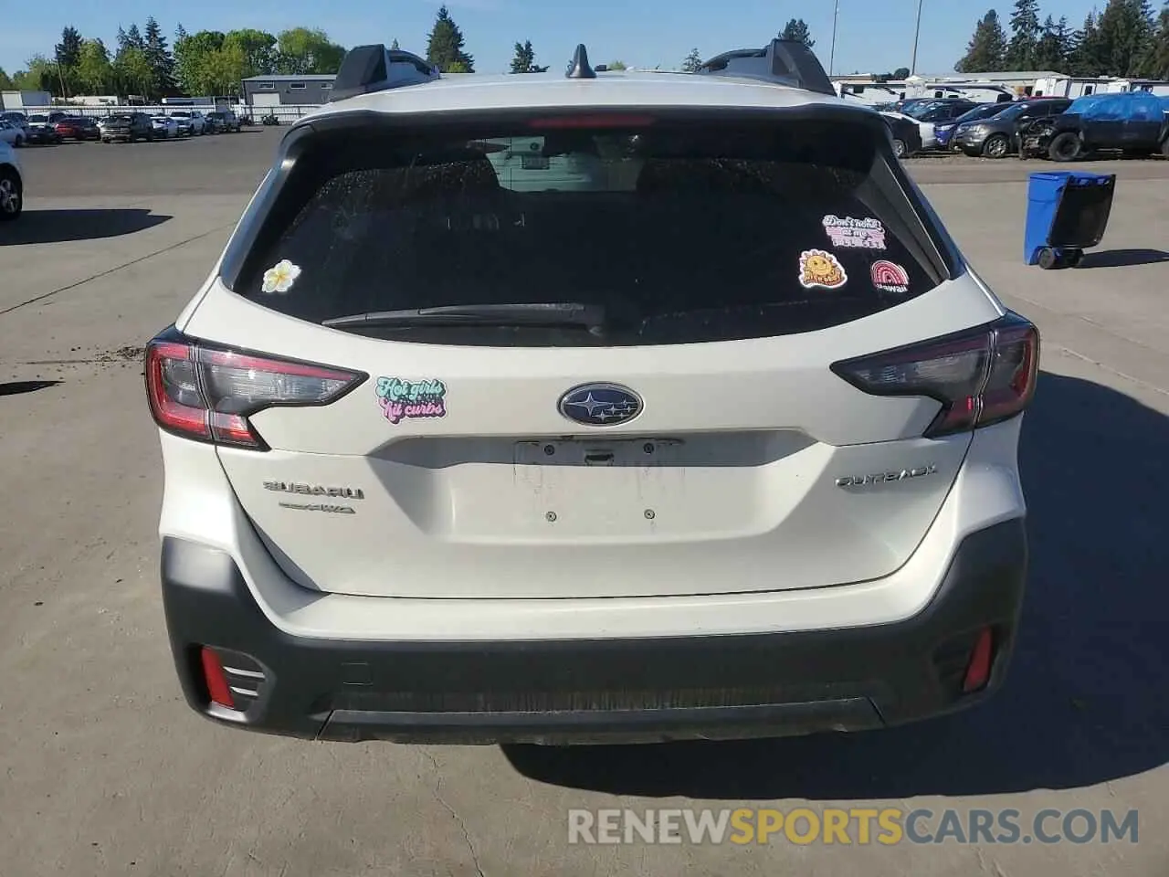 6 Photograph of a damaged car 4S4BTACCXL3126800 SUBARU OUTBACK 2020