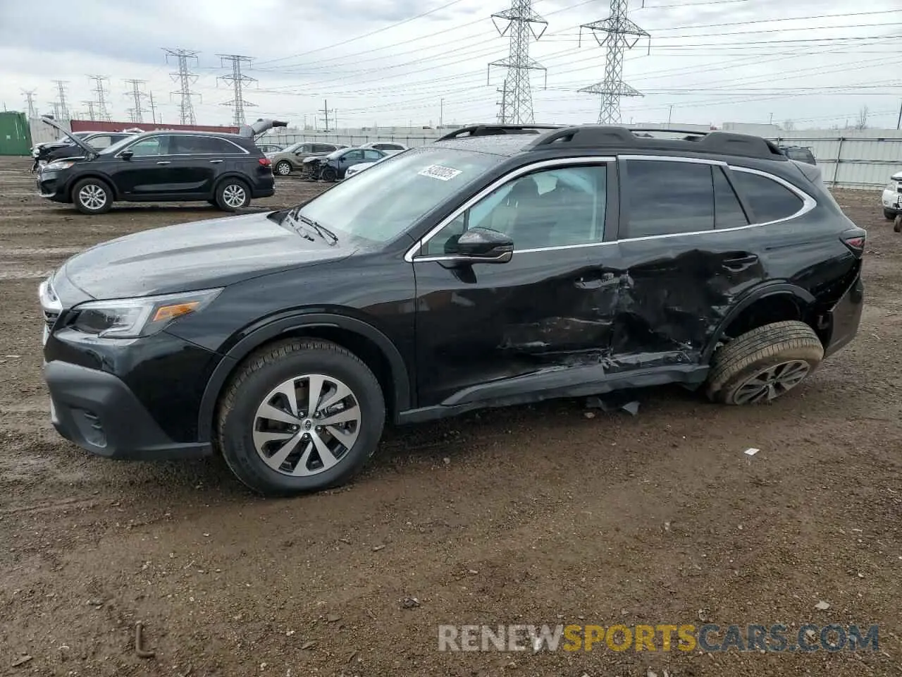 1 Photograph of a damaged car 4S4BTACCXL3166245 SUBARU OUTBACK 2020