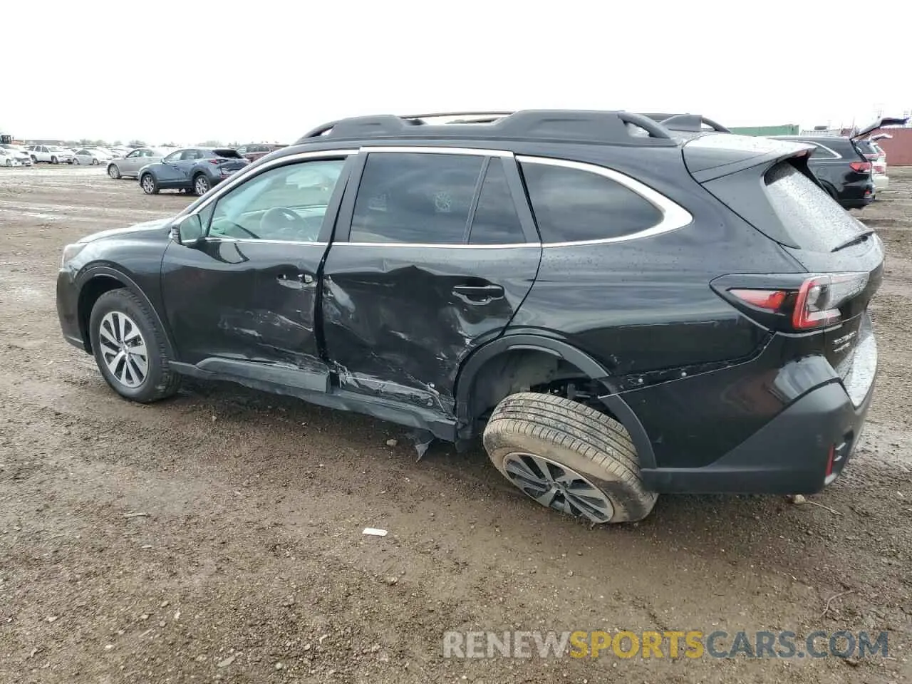 2 Photograph of a damaged car 4S4BTACCXL3166245 SUBARU OUTBACK 2020