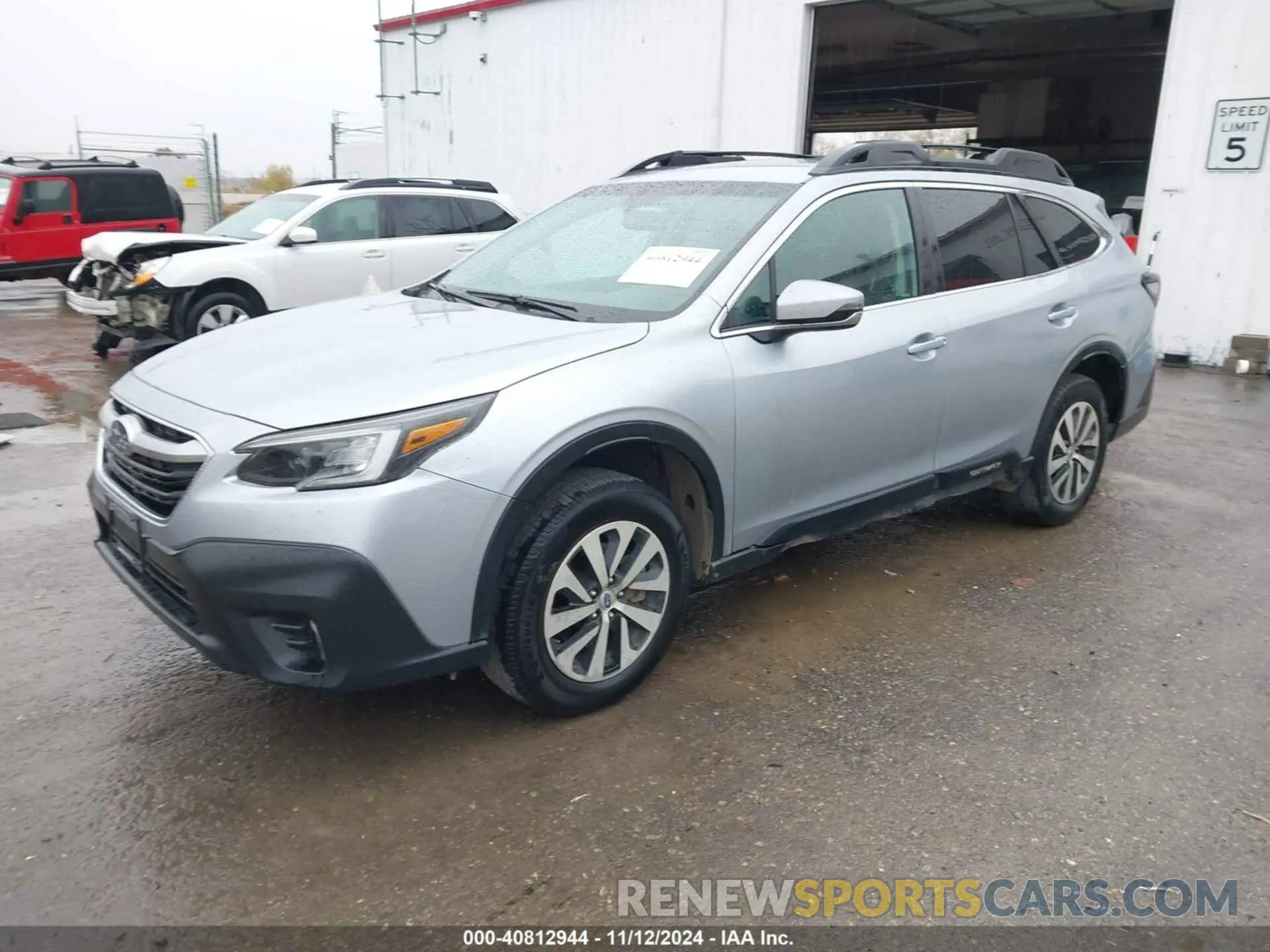2 Photograph of a damaged car 4S4BTACCXL3205755 SUBARU OUTBACK 2020