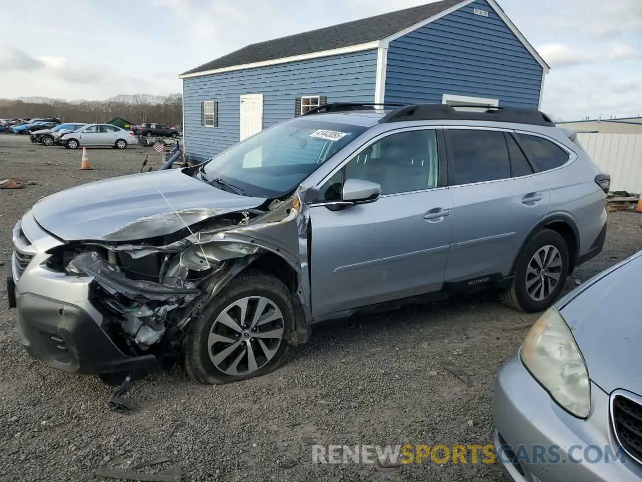 1 Photograph of a damaged car 4S4BTAEC0L3220844 SUBARU OUTBACK 2020