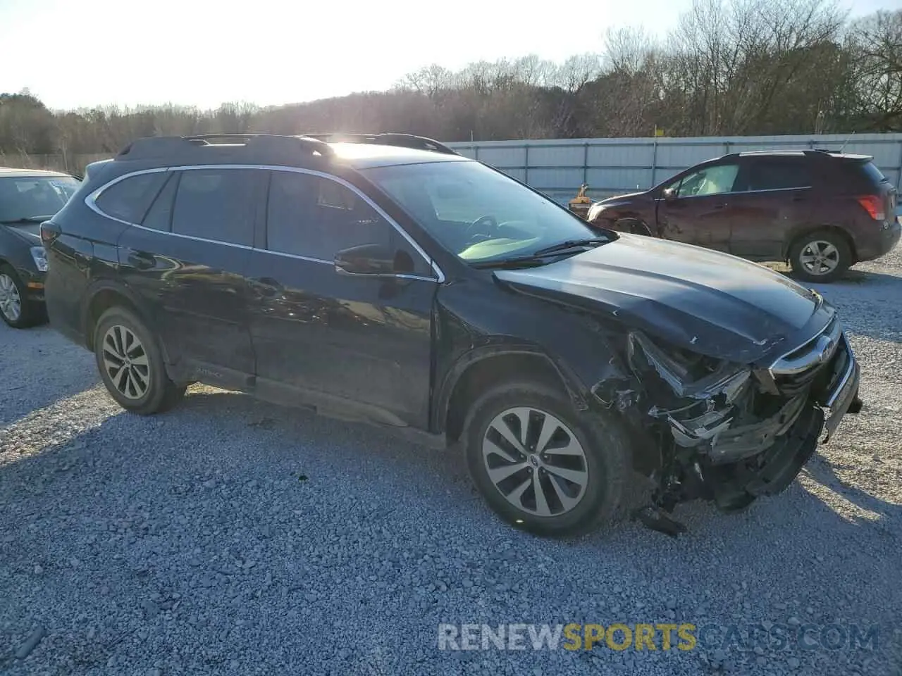 4 Photograph of a damaged car 4S4BTAEC1L3220075 SUBARU OUTBACK 2020