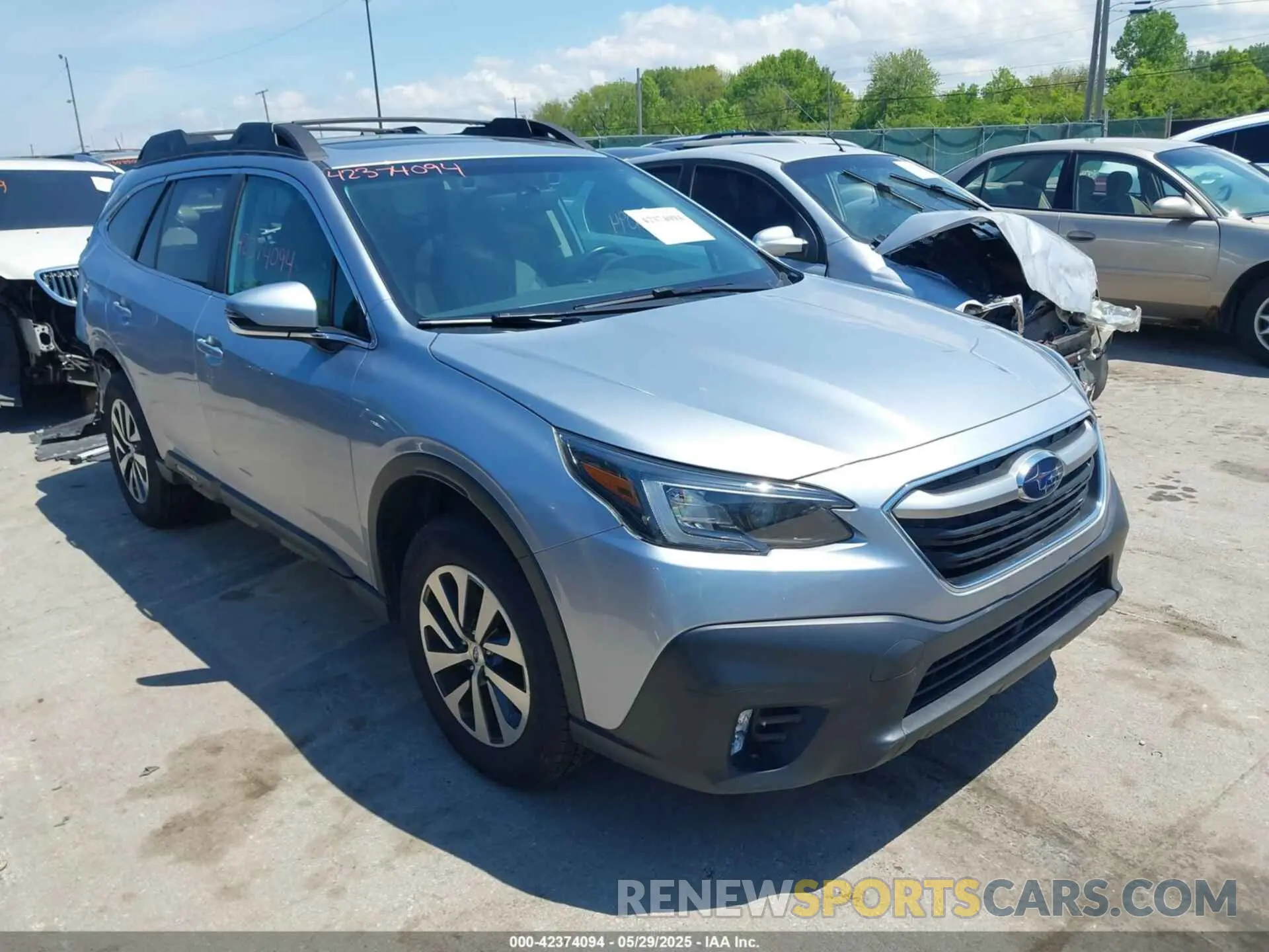 1 Photograph of a damaged car 4S4BTAEC2L3226595 SUBARU OUTBACK 2020