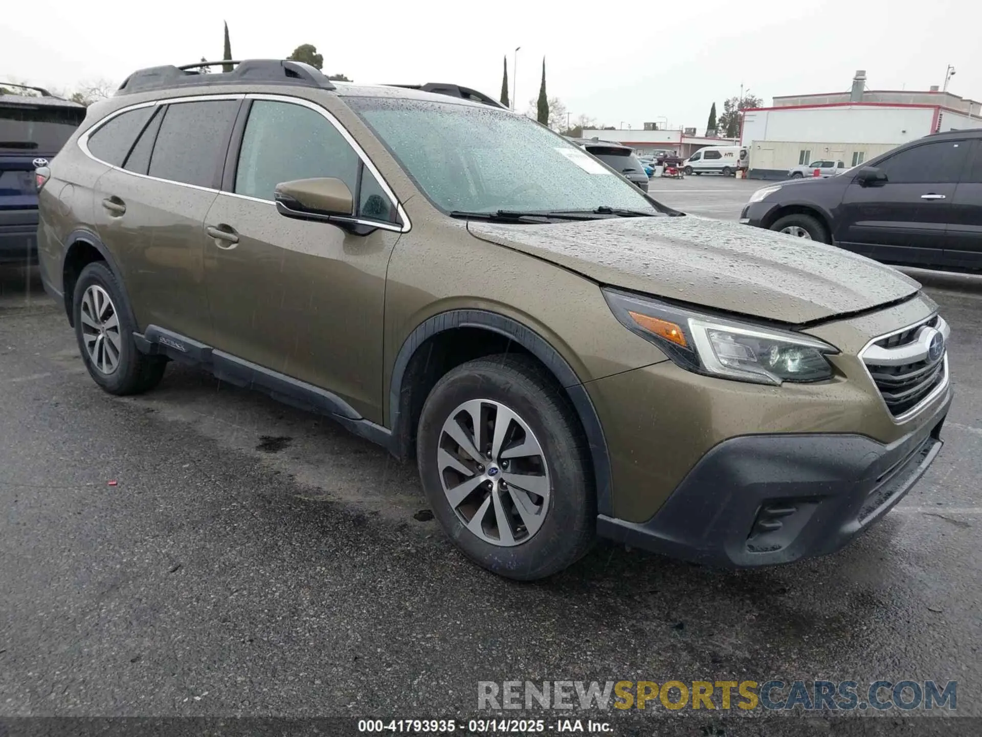 1 Photograph of a damaged car 4S4BTAEC3L3174779 SUBARU OUTBACK 2020