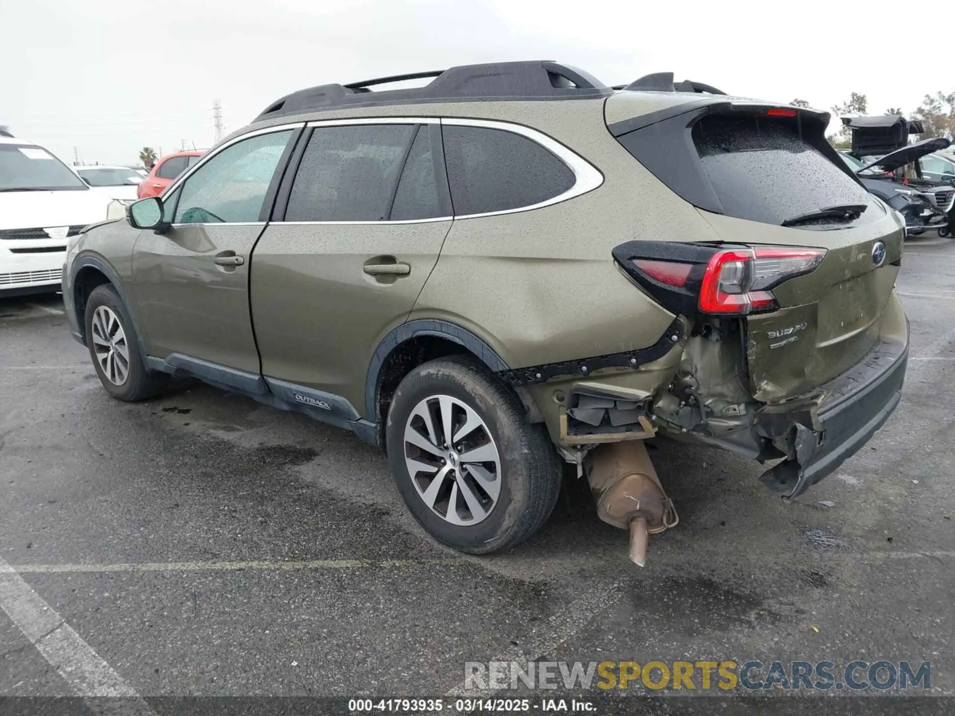 3 Photograph of a damaged car 4S4BTAEC3L3174779 SUBARU OUTBACK 2020