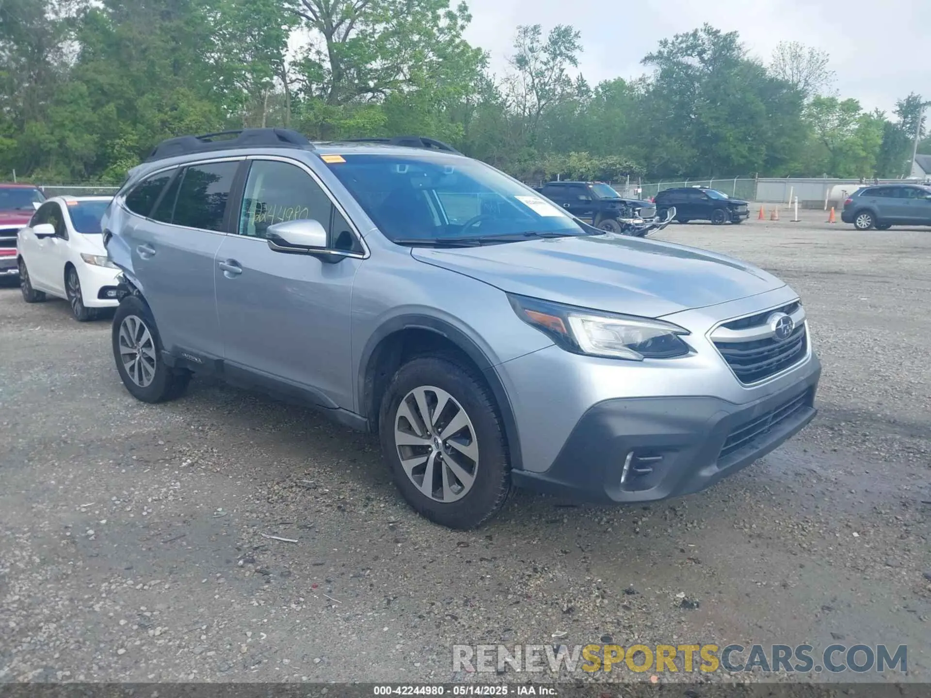 1 Photograph of a damaged car 4S4BTAEC6L3178275 SUBARU OUTBACK 2020