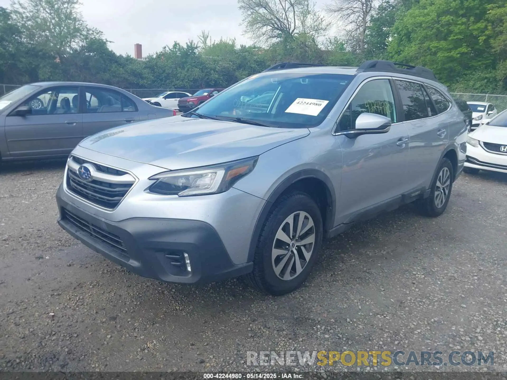 2 Photograph of a damaged car 4S4BTAEC6L3178275 SUBARU OUTBACK 2020