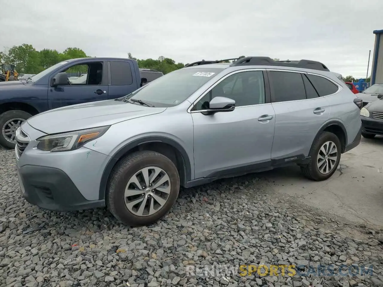 1 Photograph of a damaged car 4S4BTAEC7L3211199 SUBARU OUTBACK 2020