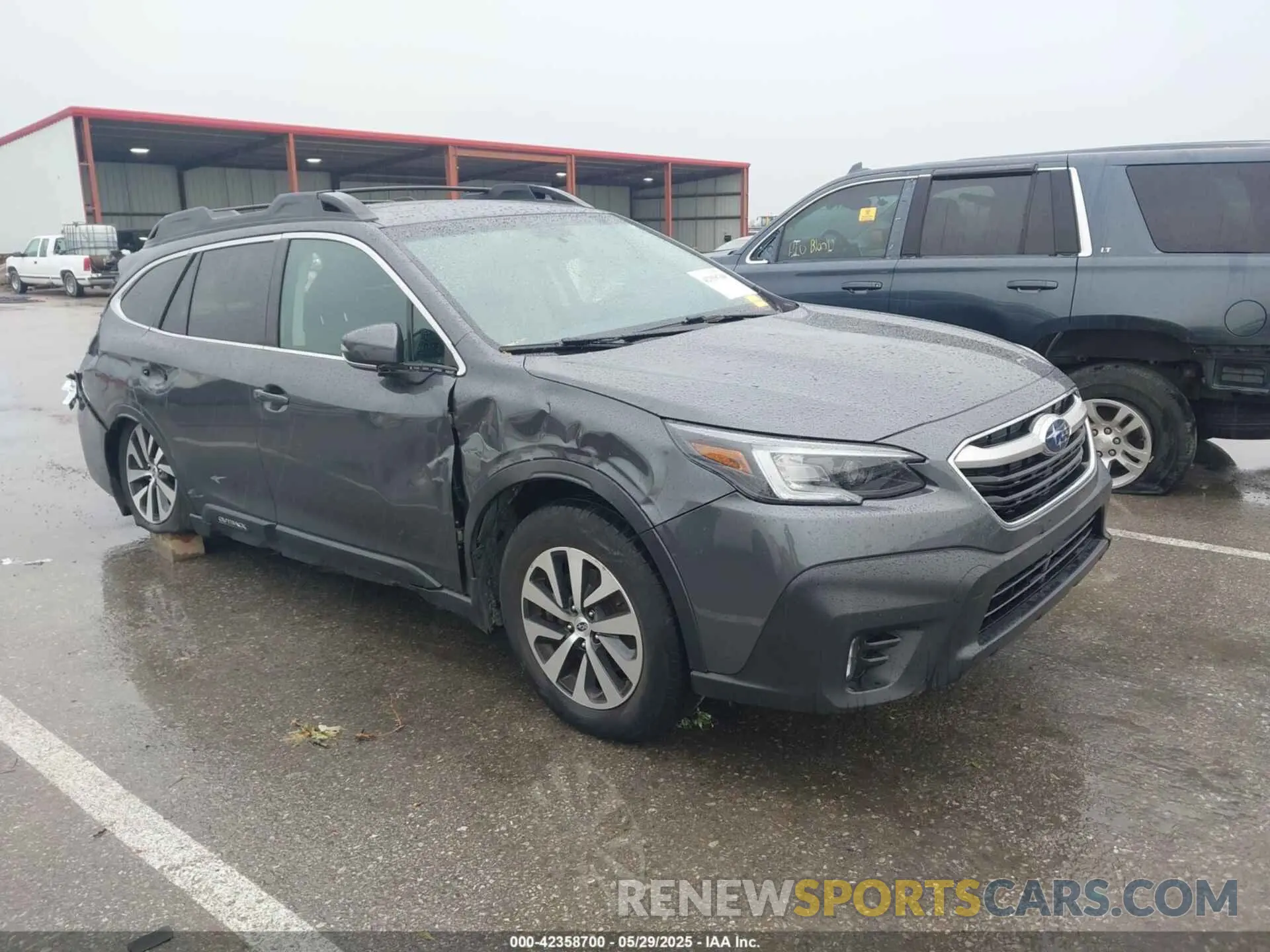 1 Photograph of a damaged car 4S4BTAEC7L3261584 SUBARU OUTBACK 2020