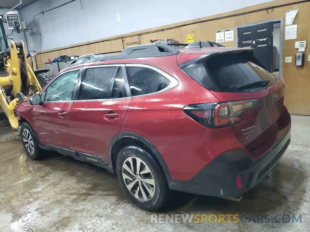 2 Photograph of a damaged car 4S4BTAEC8L3207338 SUBARU OUTBACK 2020