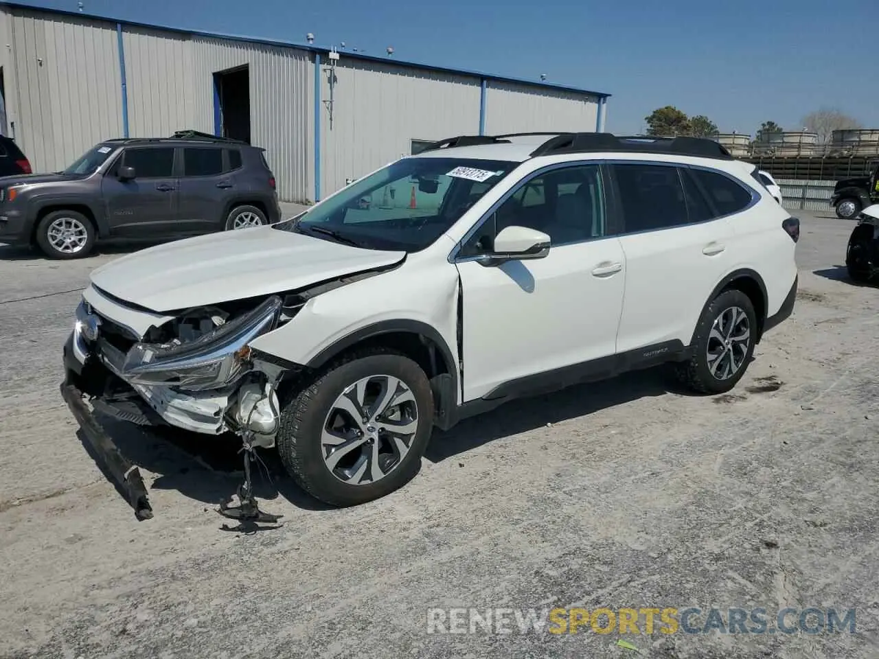 1 Photograph of a damaged car 4S4BTALC0L3193017 SUBARU OUTBACK 2020