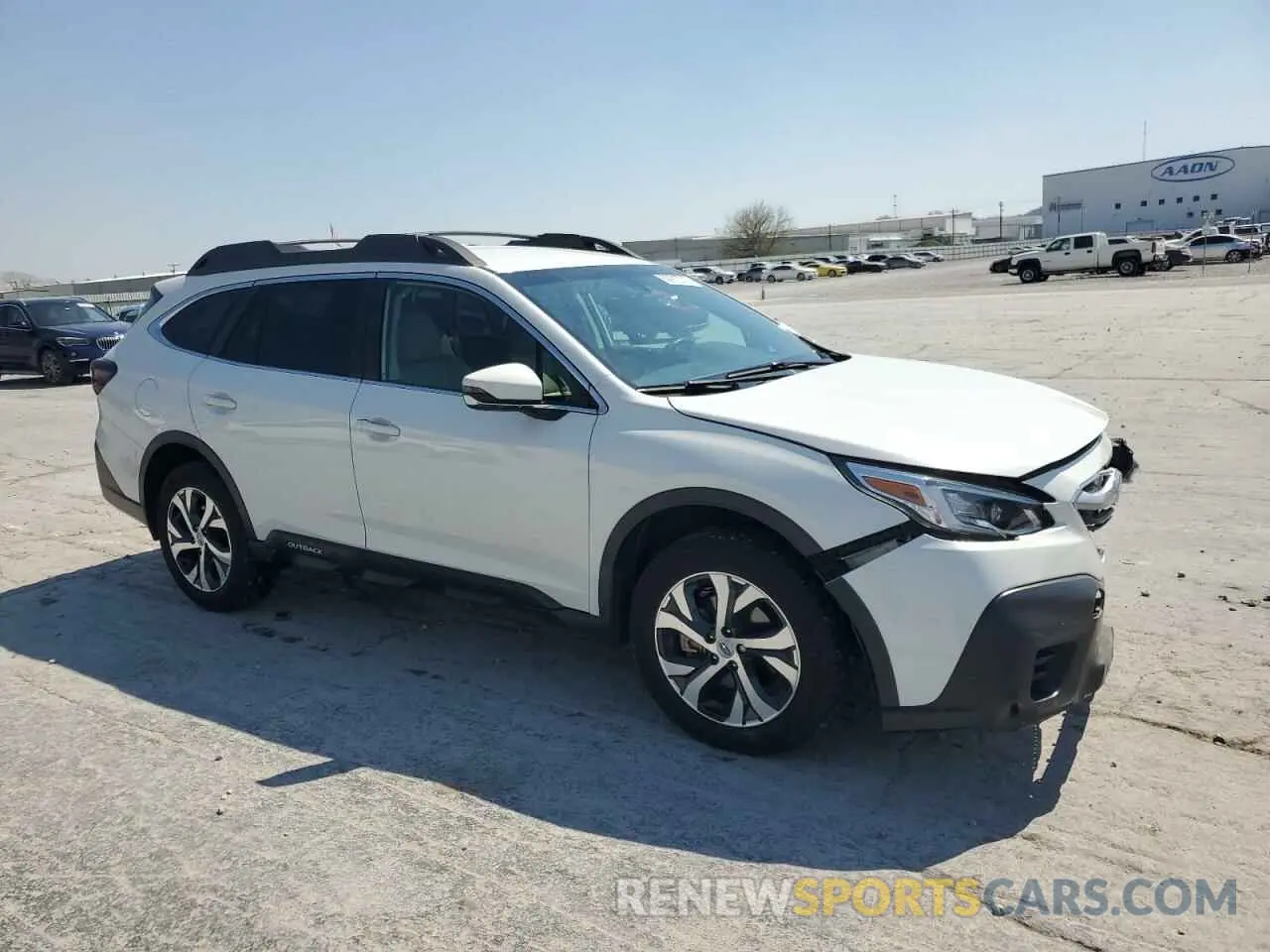 4 Photograph of a damaged car 4S4BTALC0L3193017 SUBARU OUTBACK 2020
