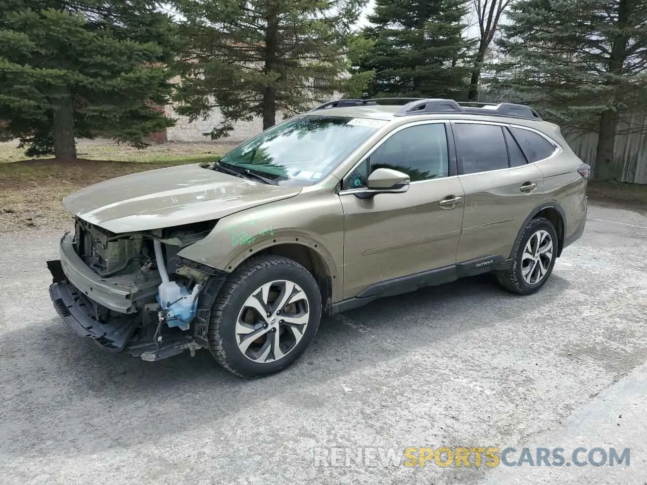 1 Photograph of a damaged car 4S4BTALC3L3145124 SUBARU OUTBACK 2020