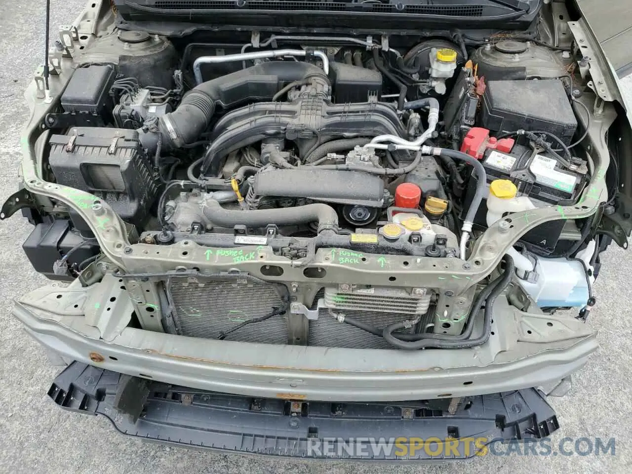 12 Photograph of a damaged car 4S4BTALC3L3145124 SUBARU OUTBACK 2020