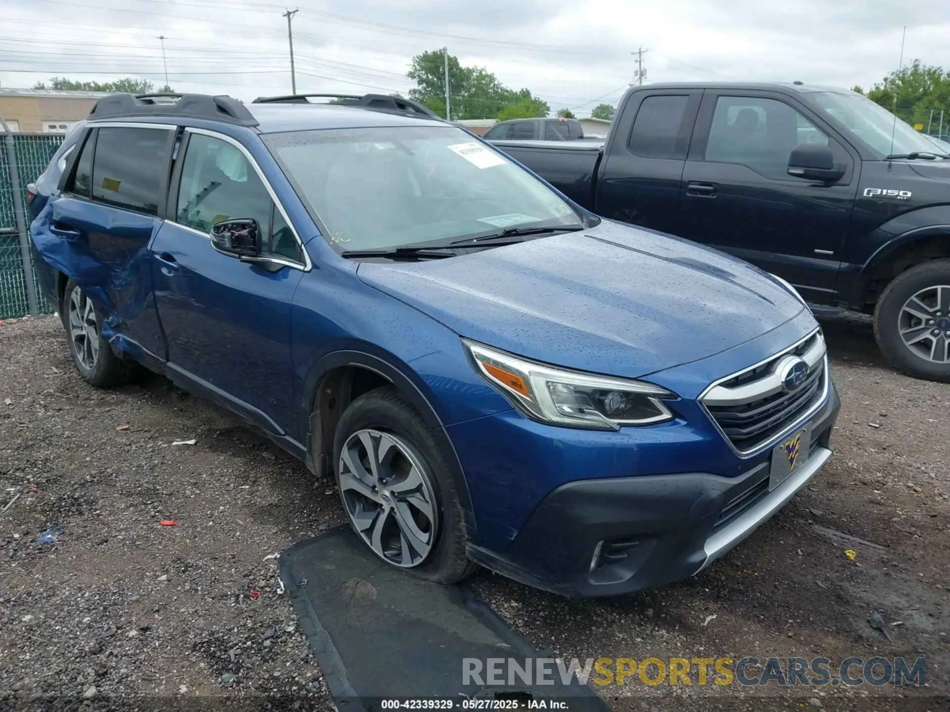 1 Photograph of a damaged car 4S4BTALC8L3128058 SUBARU OUTBACK 2020