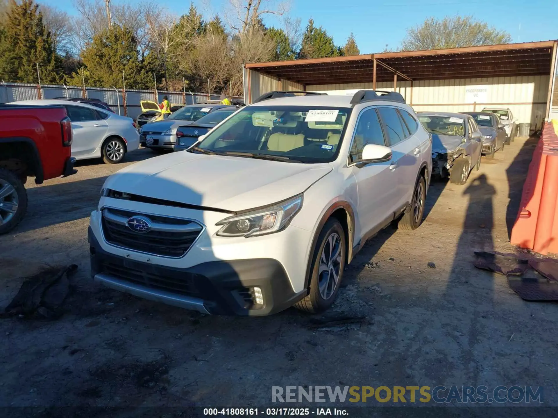 2 Photograph of a damaged car 4S4BTALC9L3235572 SUBARU OUTBACK 2020