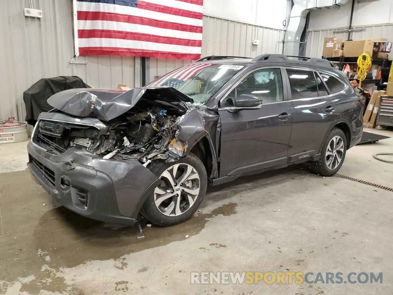 1 Photograph of a damaged car 4S4BTANC0L3168793 SUBARU OUTBACK 2020